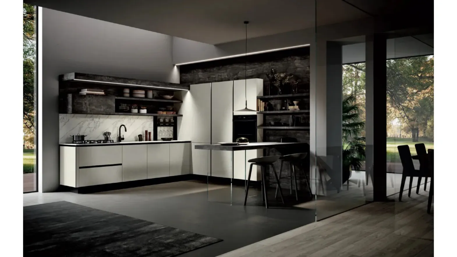 Cucina Moderna Piana-DM-0750 Imab