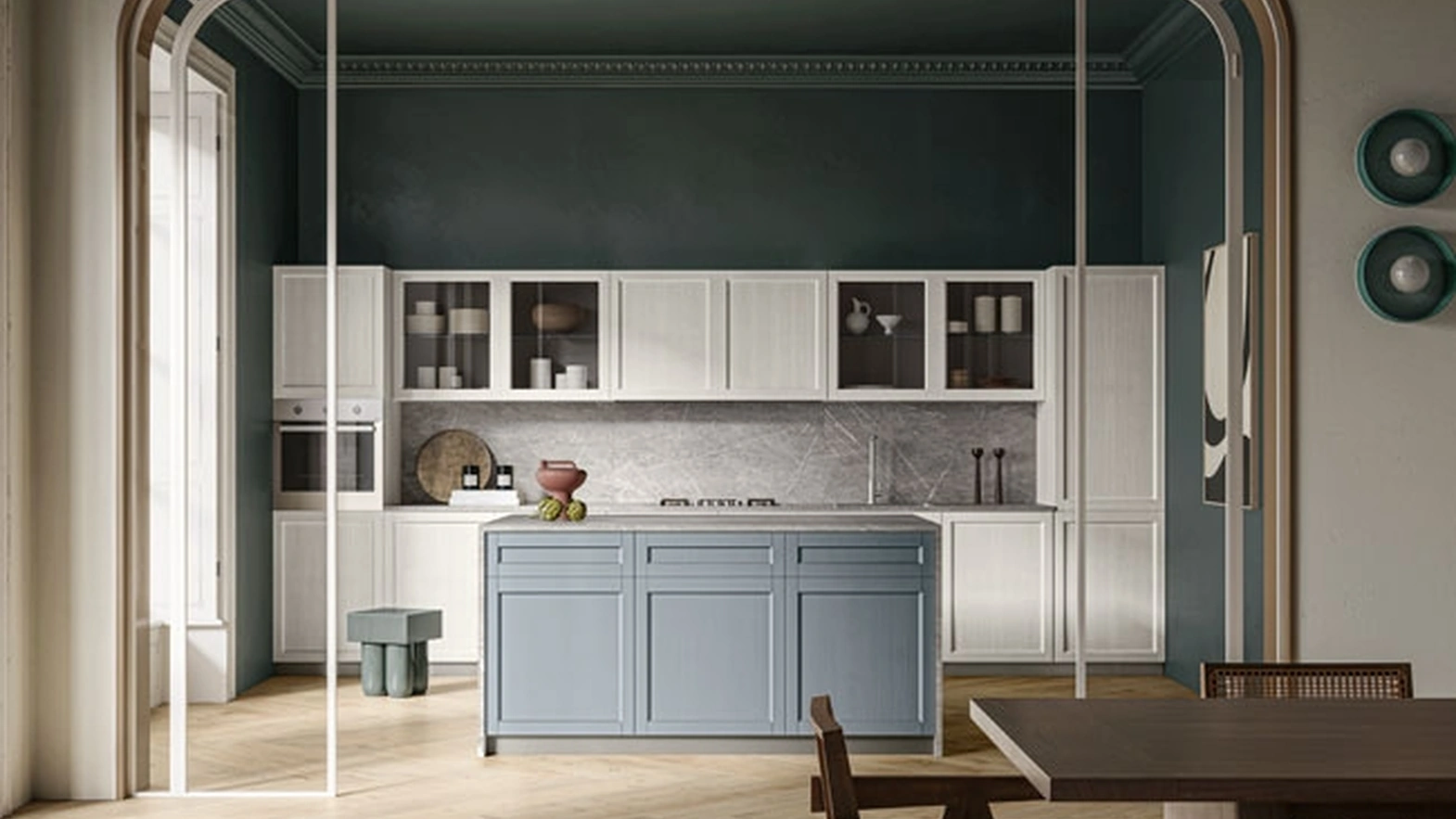 Cucina Moderna con isola Madeira di Imab