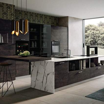 Cucina Moderna con penisola Piana di Imab