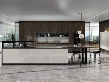 Cucina Moderna con isola Vivere Italia 01 di Spagnol Cucine