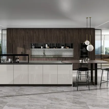 Cucina Moderna con isola Vivere Italia 01 di Spagnol Cucine