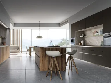 Cucina Moderna con isola Vivere Italia 02 di Spagnol Cucine