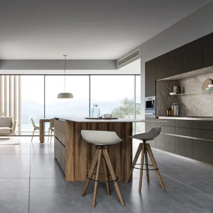 Cucina Moderna con isola Vivere Italia 02 di Spagnol Cucine