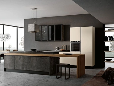 Cucina Moderna con isola Stea di Imab