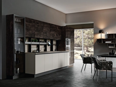Cucina Moderna lineare Teia di Imab
