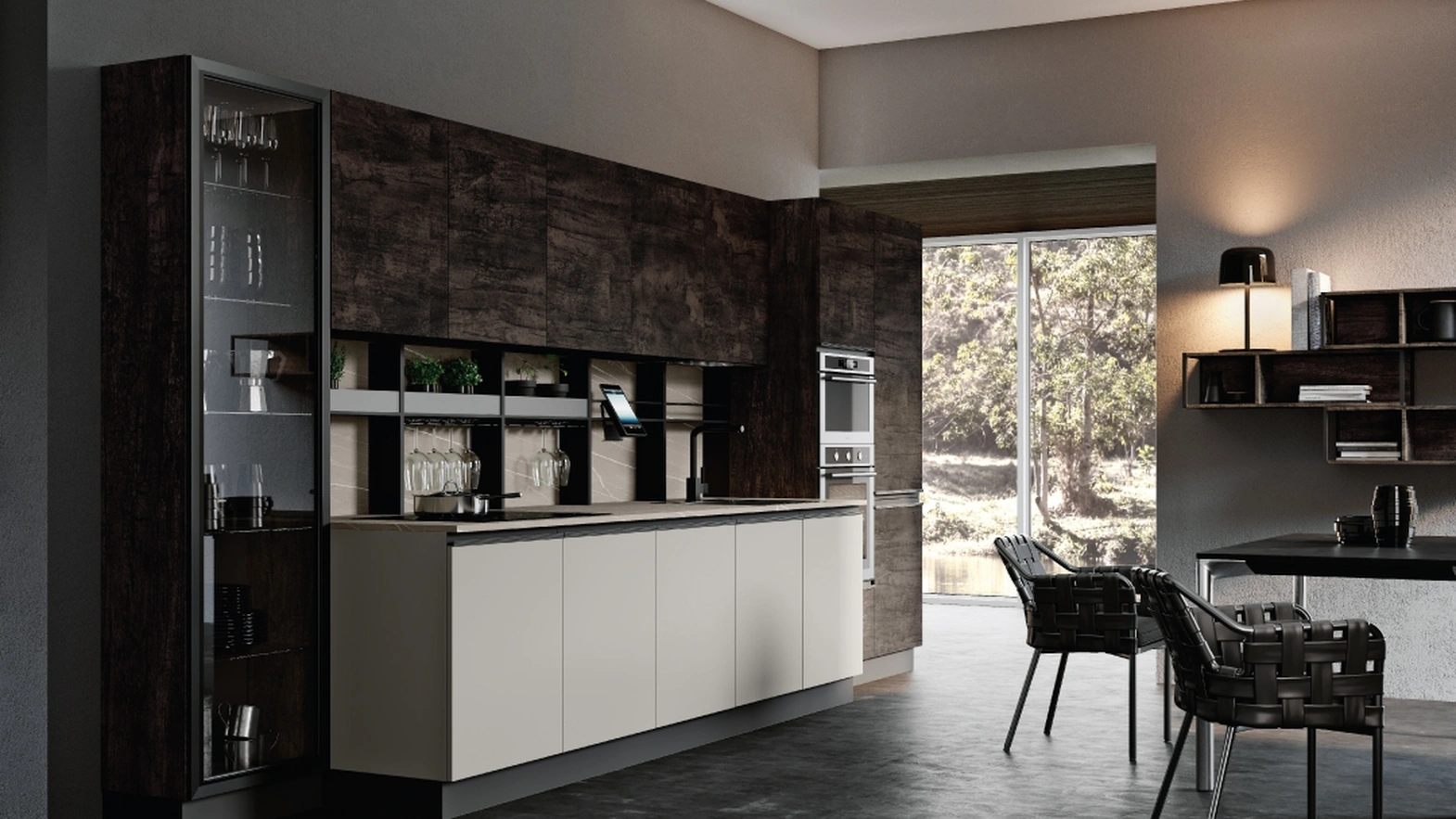 Cucina Moderna lineare Teia di Imab