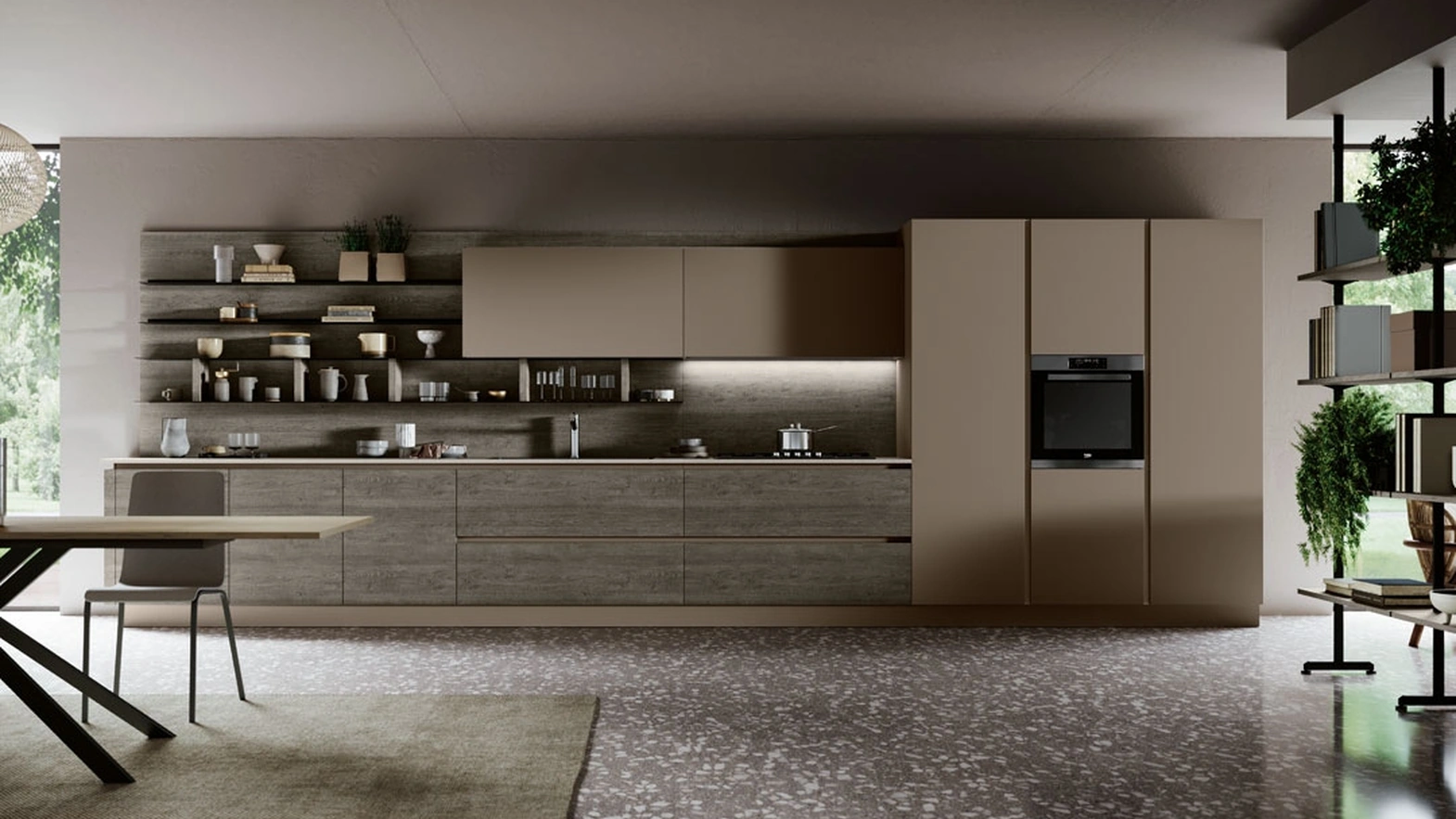 Cucina Moderna lineare Tropea di Imab