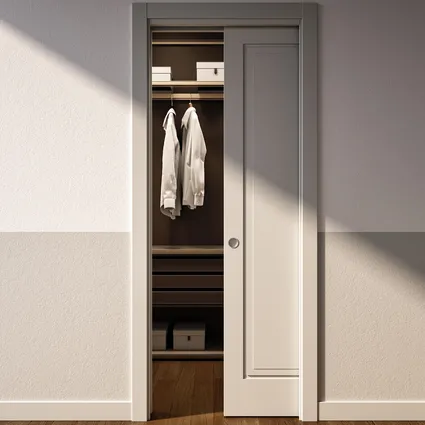 Porta a scomparsa per interni And in laccato opaco di Albed