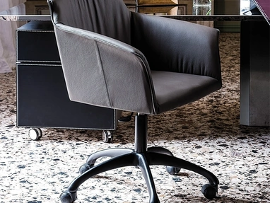 Sedia operativa girevole Tyler Wheels di Cattelan Italia